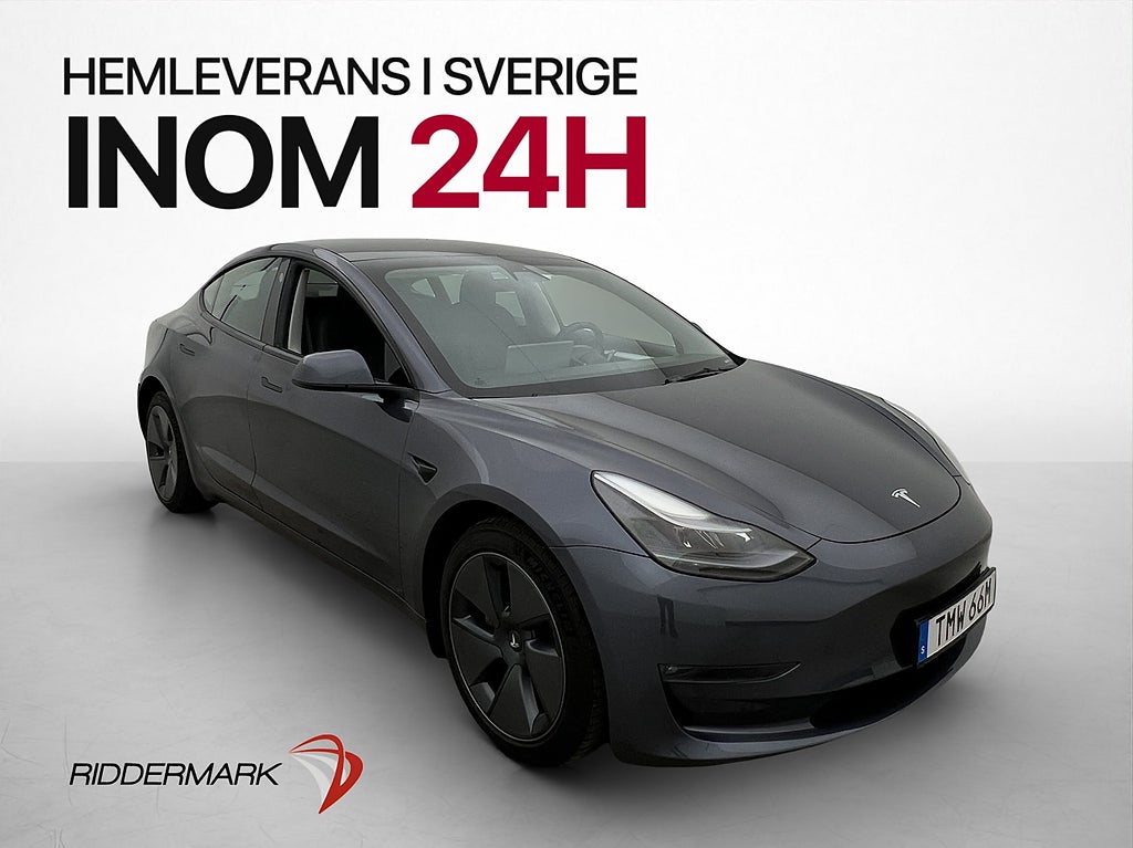 Tesla Model 3 Long Range AWD Värmepump Pano AP Sv.Såld