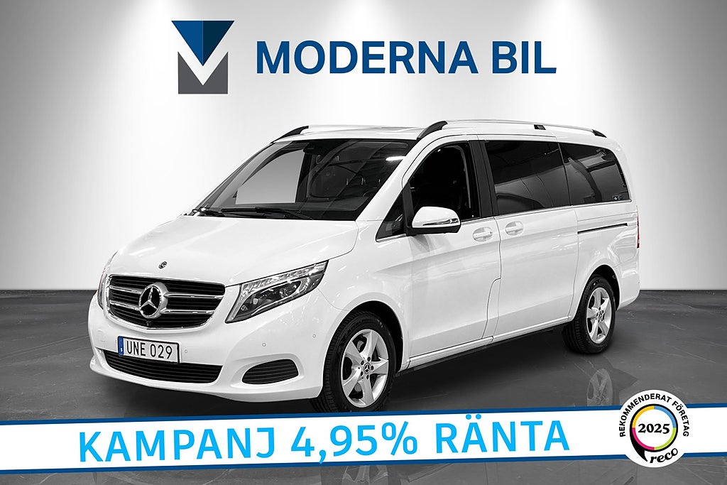 Mercedes-Benz V 250d 7G 190hk Avantgarde Helskinn Drag 4,95%