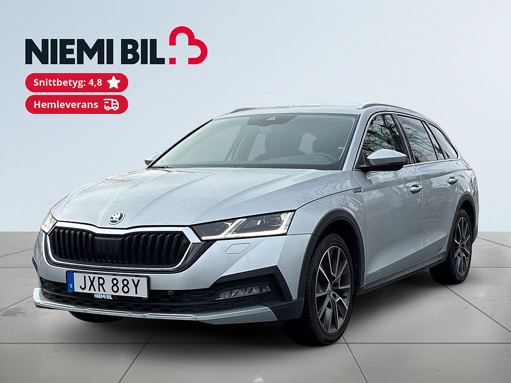 Skoda Octavia Scout 2.0 TDI MOMS/Rattvärme/Backkamera/Adaptiv Fart/Drag/SoV