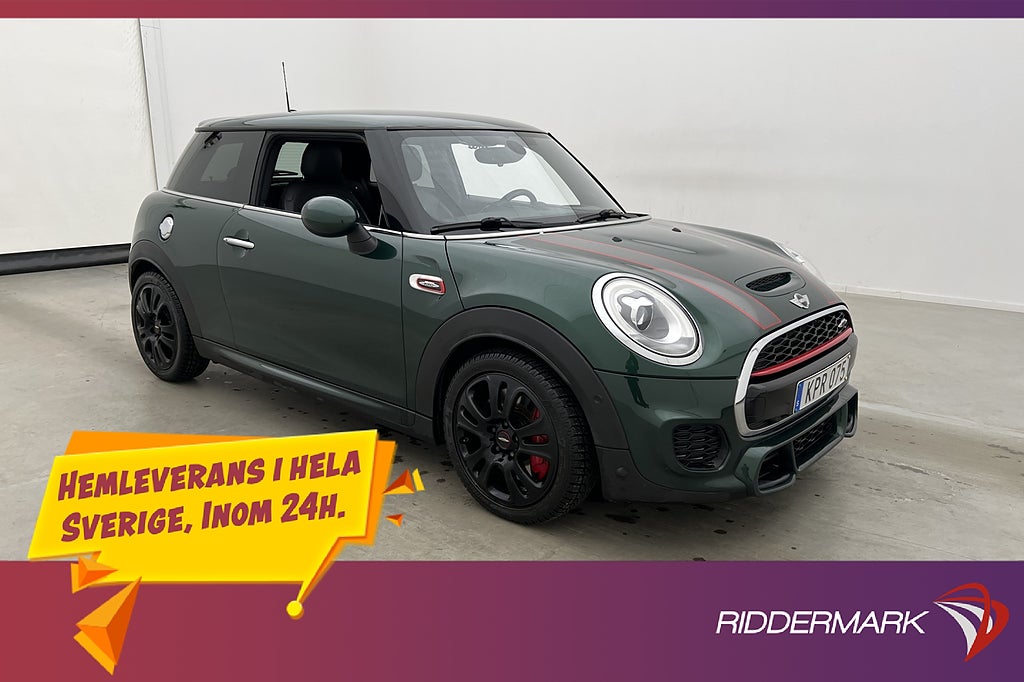 MINI John Cooper Works 231hk JCW H/K B-Kamera HuD Navi Skinn
