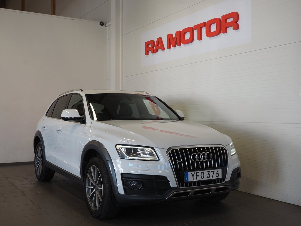 Audi Q5 TDI 190hk Quattro Offroad |Pano|Drag|D-värm|Navi| 2017