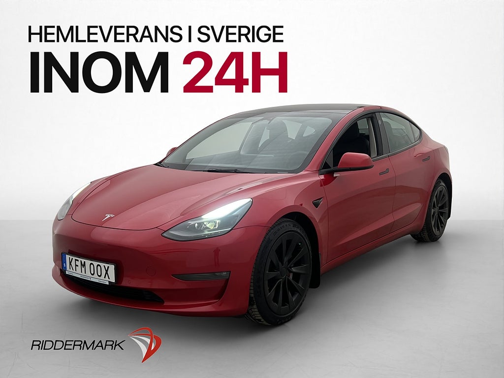 Tesla Model 3 Long Range AWD Uppgraderad Autopilot Sv.Såld