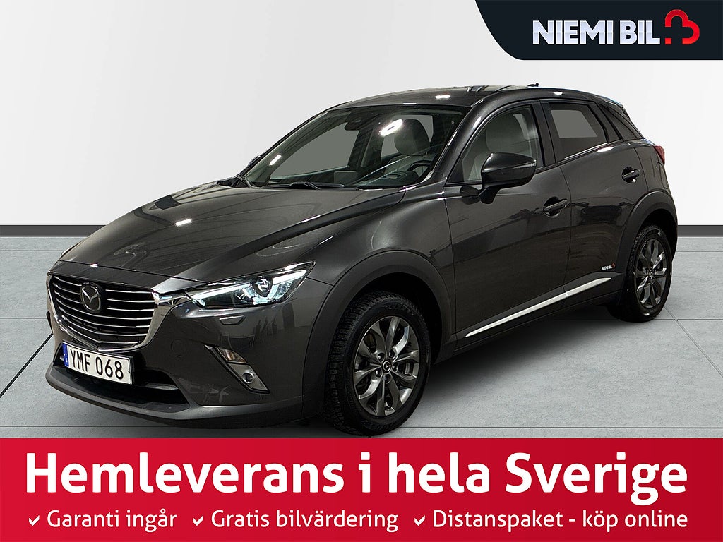 Mazda CX-3 2.0 SKYACTIV-G AWD Drag Kamera Navi Digitalt mätarhus Psens S&V