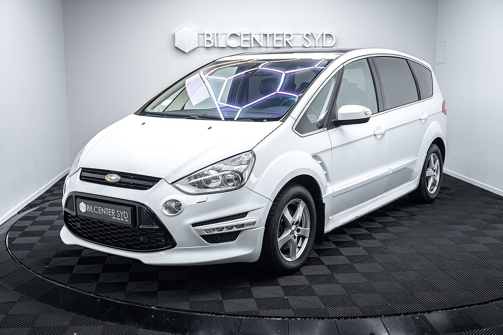 Ford S-Max 2.2 TDCi Durashift|EST|Business|7-Sits|Pano|200hk|