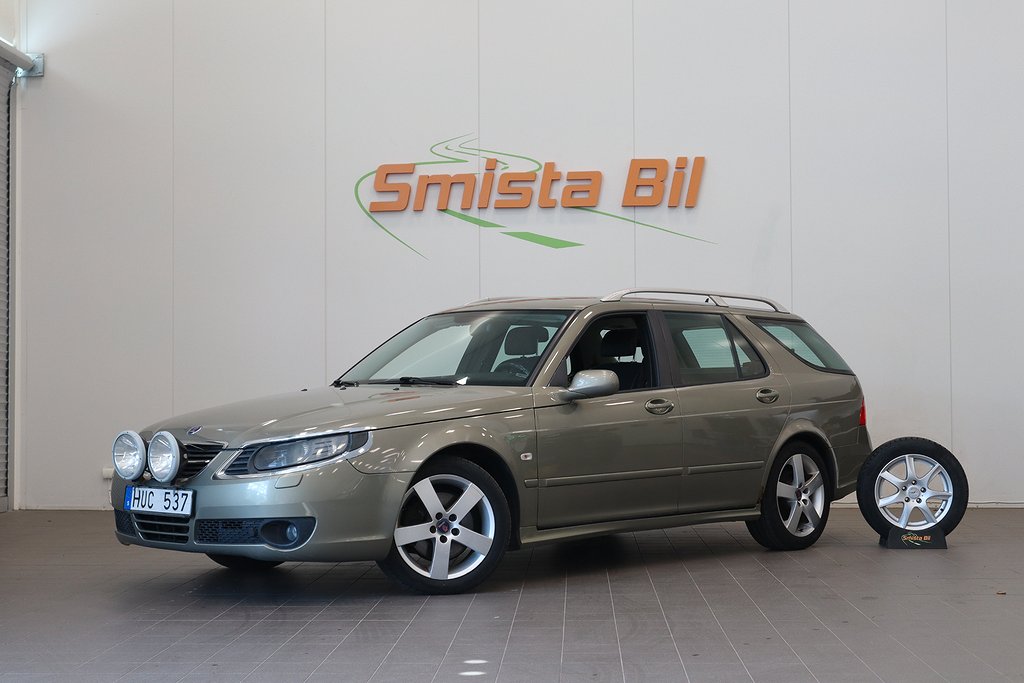 Saab 9-5 2.3 T BioPower Vector DRAG LÄDER VÄLSERVAD PDC 185hk