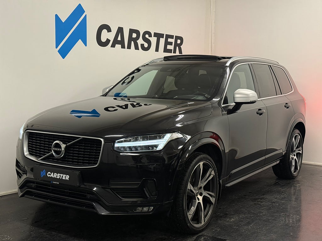 Volvo XC90 D5 AWD R-design B&W 7-Sits HuD Pano 225hk