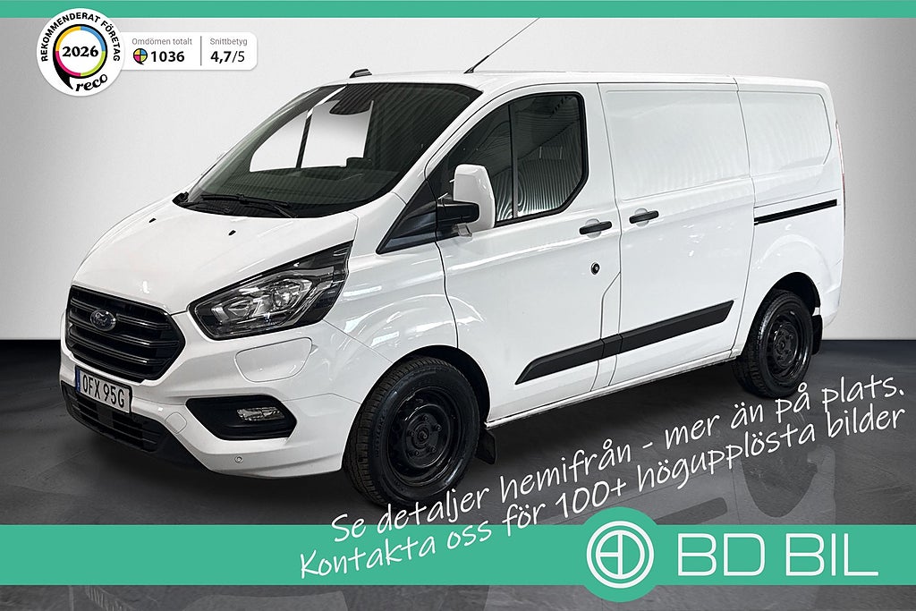 Ford Transit Custom 340 PLUG-IN HYBRID CARPLAY BACKKAMERA 3-SITS MOMS