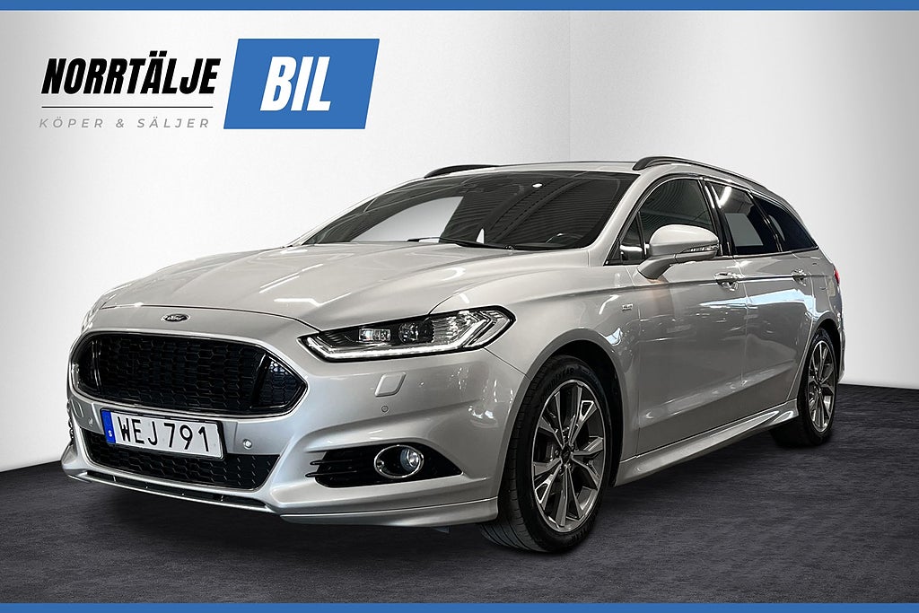 Ford Mondeo Kombi 2.0 180 HK TDCi AUT ST-LINE DRAG D-VÄRM NAVI 18" 