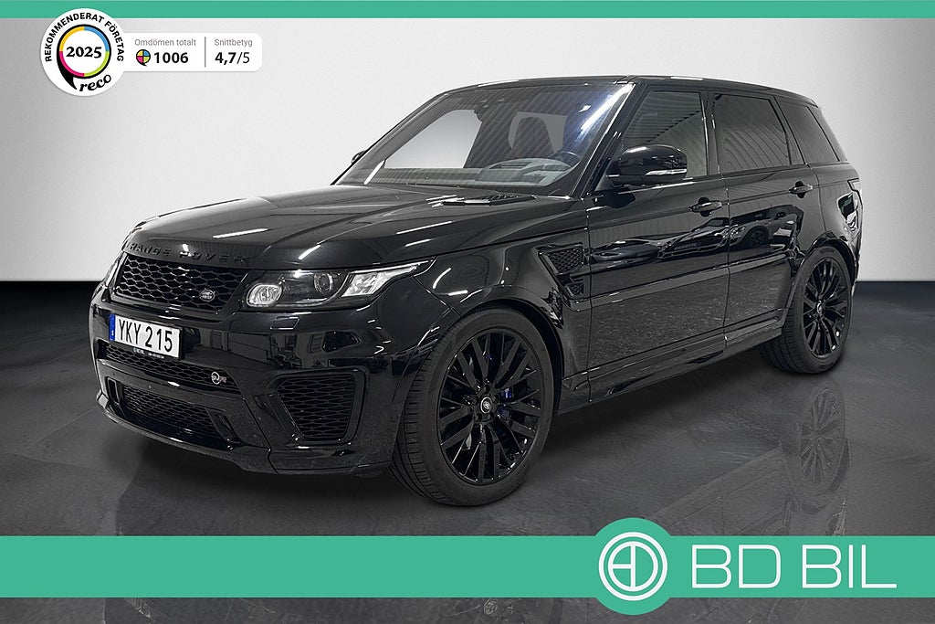 Land Rover Range Rover Sport SVR 550HK PANO KOLFIBER SESPEC 