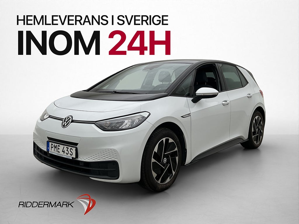 Volkswagen ID.3 Pro Performance Värmare CarPlay Rattvärme