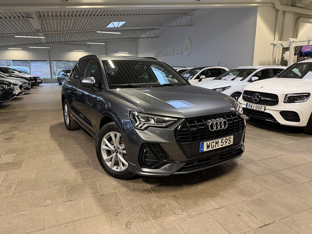 Audi Q3 40 TDI 200hk Q Aut Eu6 S Line Black Apparance Plus Park.Vä Drag