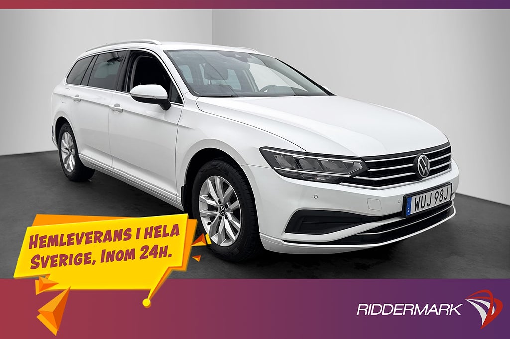 Volkswagen Passat 1.5 TSI 150hk Cockpit Drag Kamera CarPlay