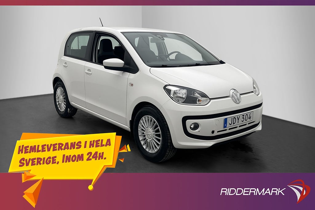 Volkswagen UP! 68hk high up! Navigation Sensorer Farthållare