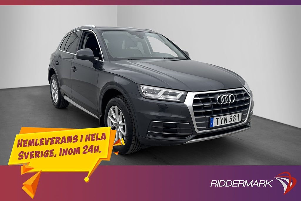 Audi Q5 TDI Quattro 190hk Värmare Cockpit Sensorer Navi Drag