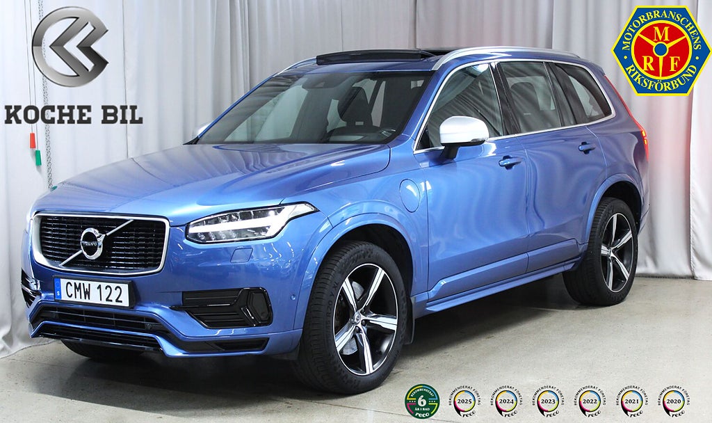 Volvo XC90 T8 TwEn AWD R-design, Luftfjädring, 7Sits, 3.99%