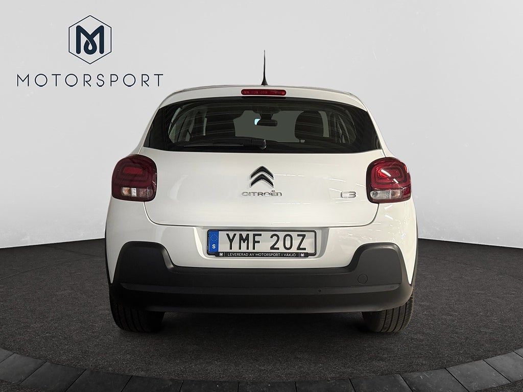 Citroën C3 1.2 PT 83hk Navigation P-Sensorer Carplay Farthållare bild 5