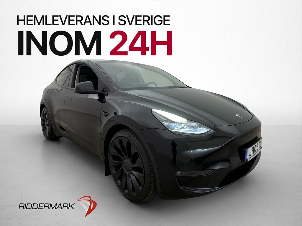 Tesla Model Y Performance 534hk Autopilot Pano