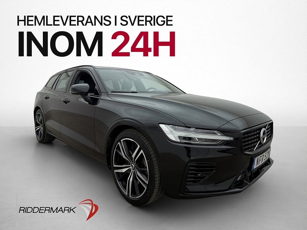 Volvo V60 Recharge T6 AWD R-Design VOC P-Värm Kamera Carplay
