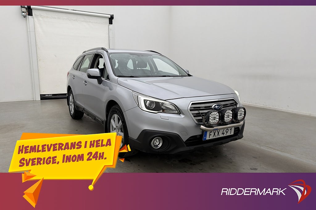 Subaru Outback 2.0 150hk 4WD Ridge Värmare Kamera Drag Skinn