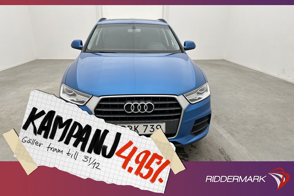 Audi Q3 2.0 TDI Q 184hk Sport Edt Värmare Pa 4,95% Ränta