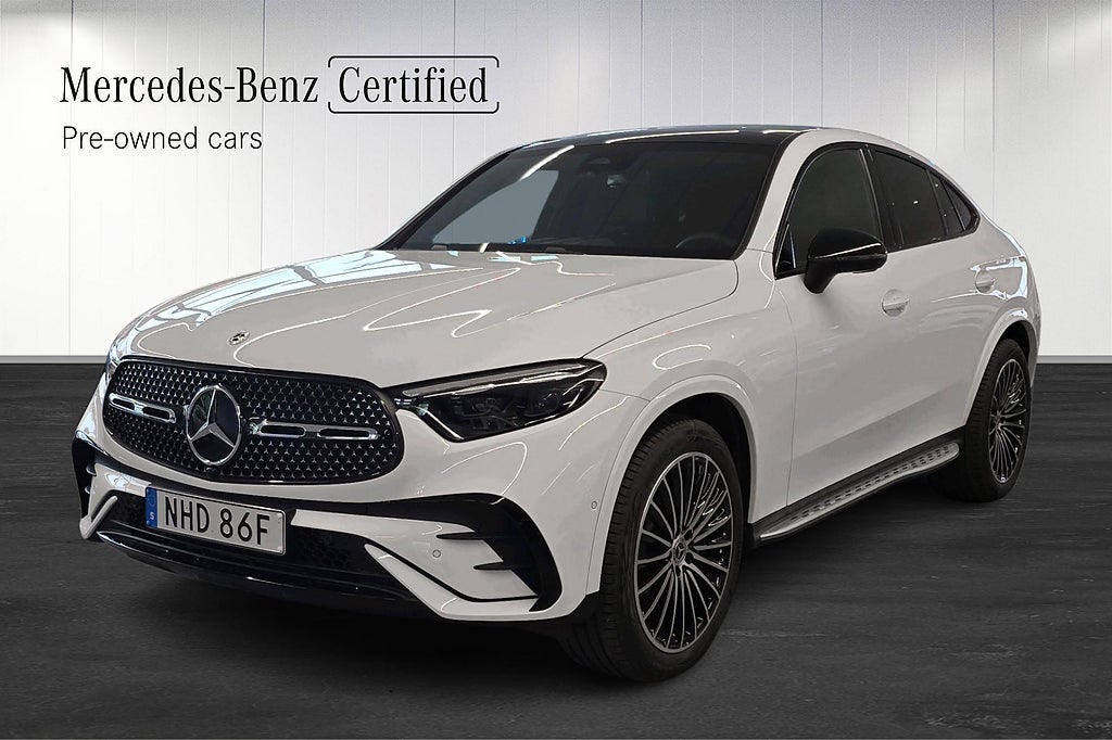 Mercedes-Benz GLC 220 d Coupé 4M 9G AMG/Pano/Night-P/Värmare/Burmester