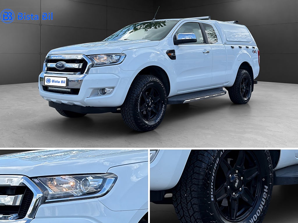 Ford ranger SUPERCAB 2.2 TDCi 4X4 / MOMS / KÅPA / VÄRMARE / 160Hk