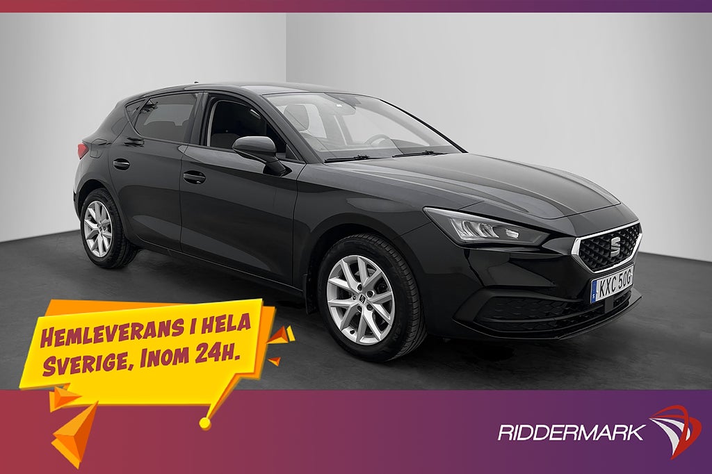 Seat Leon 1.0 TSI Style Cockpit P Sensorer Rattvärme Carplay