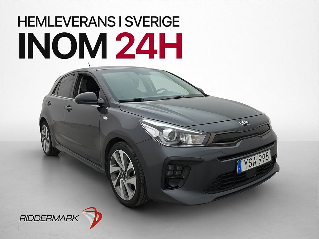 Kia Rio T-GDI 120hk GT Line M&K-Värmare Kamera CarPlay