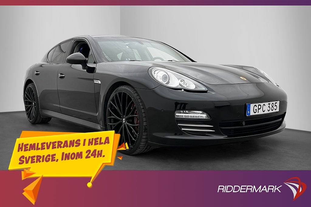 Porsche Panamera 4 PDK 300hk AWD Värmare Skinn Sv.Såld