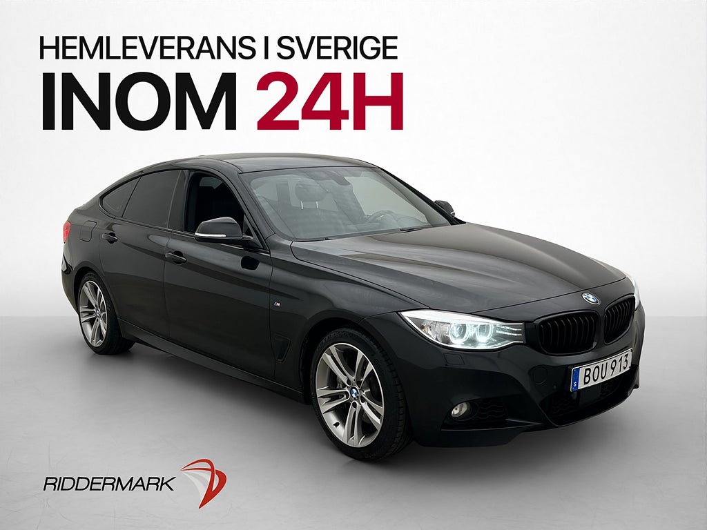 BMW 335 d xDrive GT M Sport HuD Kamera Skinn Navi Drag HiFi