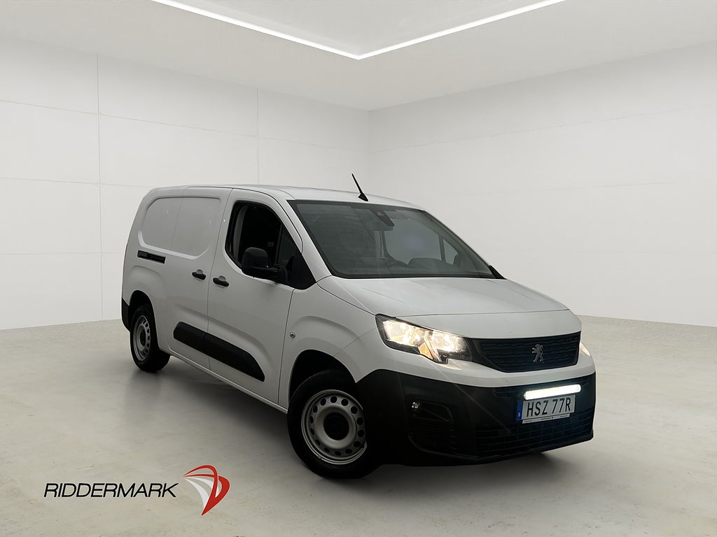 Peugeot Partner L2 Ny-Kamrem Värmare Drag V-Inr CARPLAY Moms