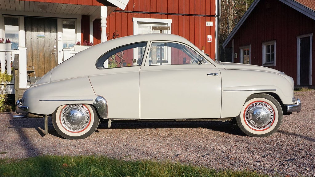 En Saab 93 från 1959 kommer säljas på Bilweb Auctions novemberauktion. Foto: Bilweb Auctions. 