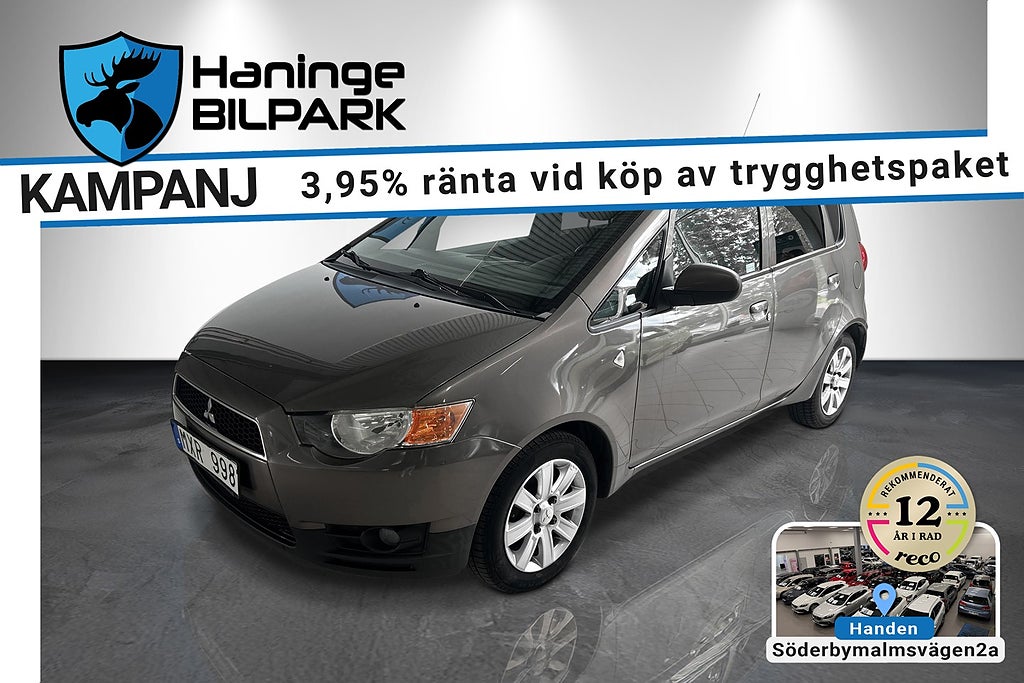 Mitsubishi Colt 5-dörrar 1.3 /SUPERDEAL 3,95%/PDC/F-HÅLLARE