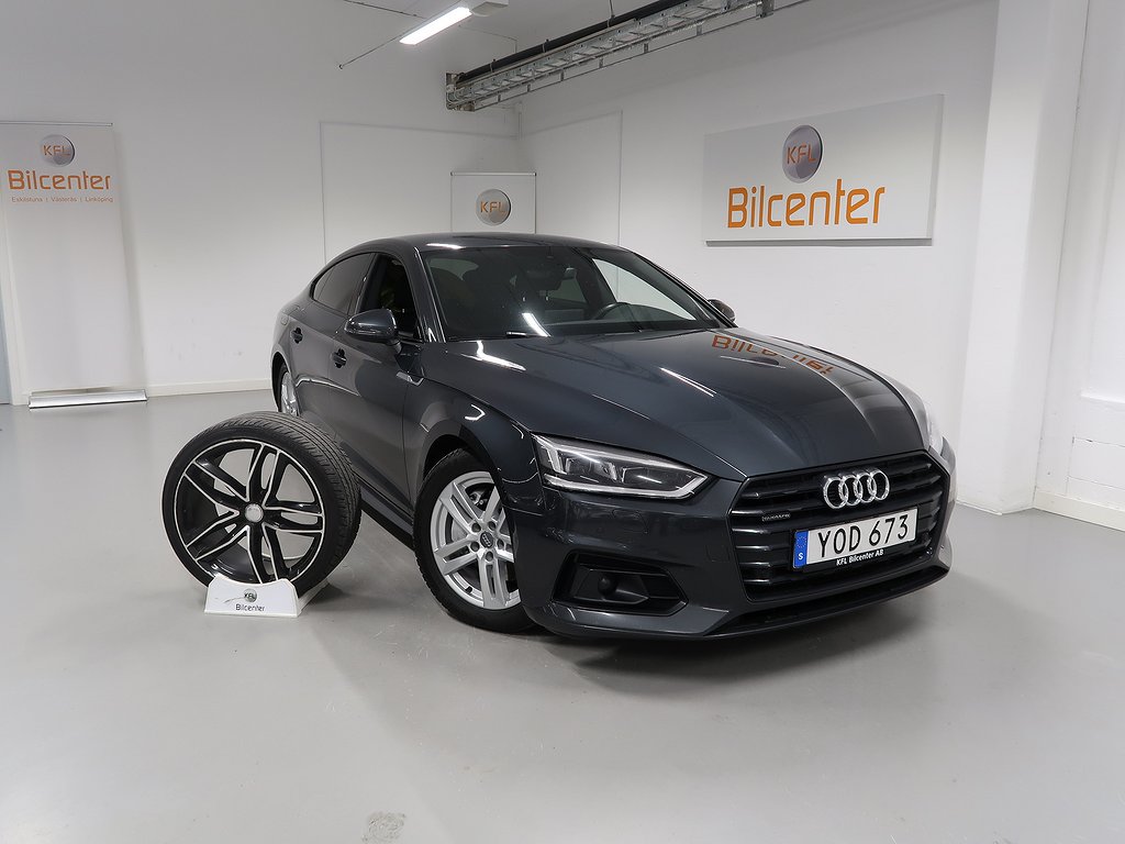 Audi A5 *3,99% RÄNTA* 2.0 TDI Quattro V-Däck ingår Drag-Värmare-Kamera