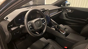 Polestar 2 har rullat 1 030 mil. 