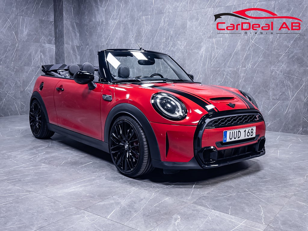 MINI Cooper S 178hk Convertible Steptronic CarPlay Delläder Paddlar