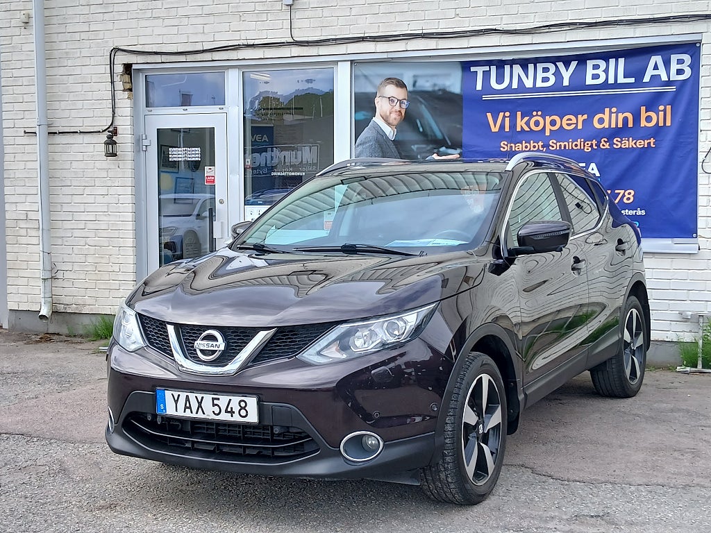 Nissan Qashqai 1.6 DIG-T 163Hk Euro 6/Nybesik/GPS/Pano/360/Kedja/Värma