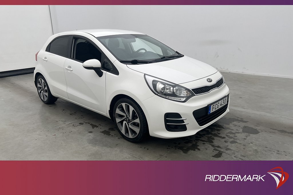 Kia Rio 1.2 CVVT 84hk Advance Kamera Navi Välserv En-brukare