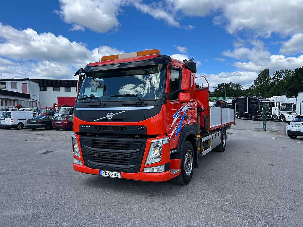 Volvo FM 370 4x2 Kranbil, Palfinger Kran, Euro 6