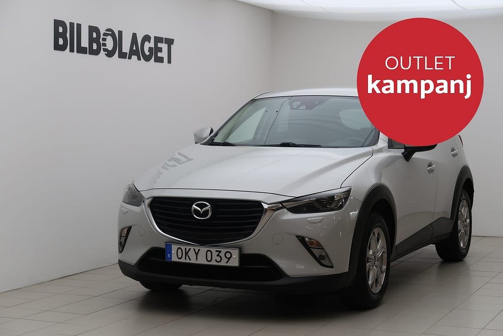 Mazda CX-3 2.0 SKYACTIV-G 120hk GPS 1 Ägare * OUTLET *