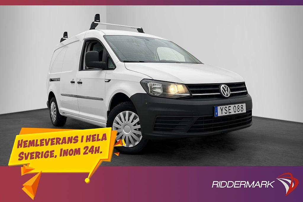 Volkswagen Caddy Maxi 2.0TDI Värmare PDC Drag V-inredd Moms