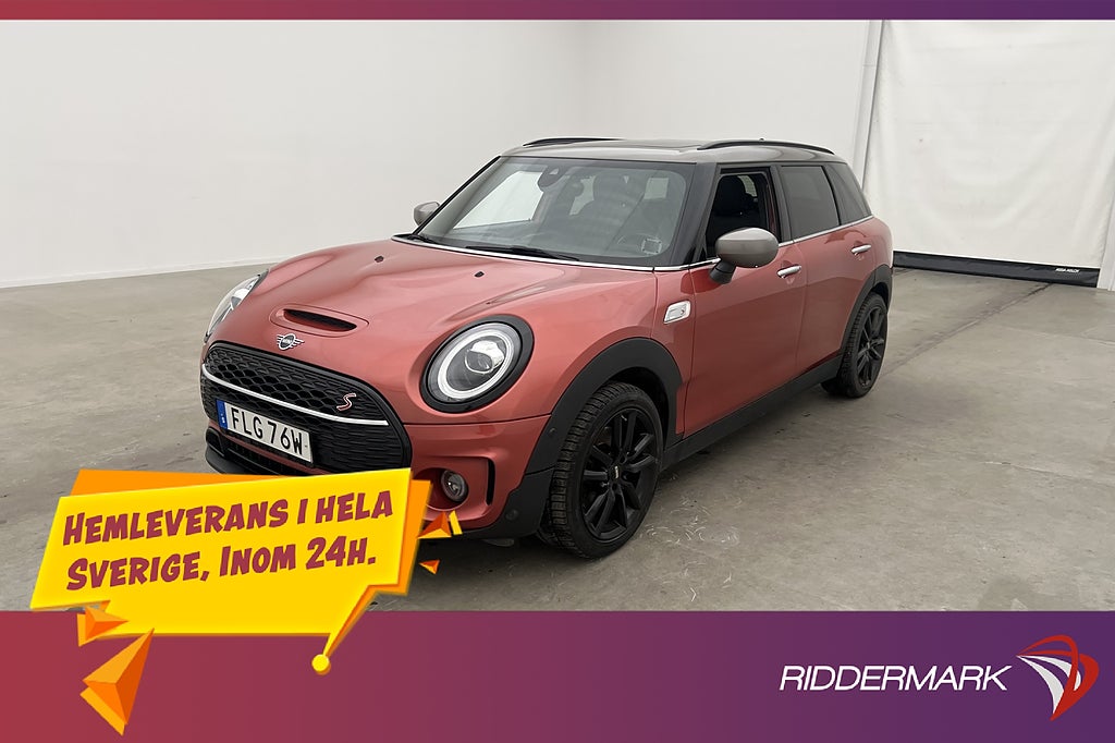 MINI Clubman S 192hk Salt Panorama Kamera Navi Skinn