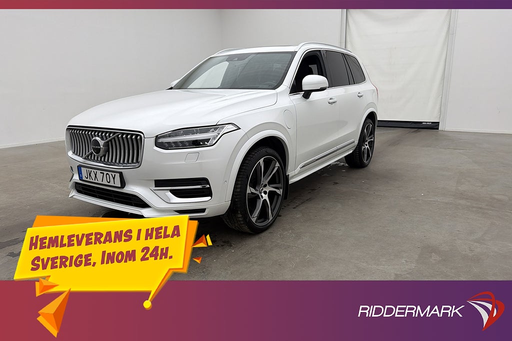 Volvo XC90 Recharge T8 AWD Inscription 7-Sits HUD B&W 360°