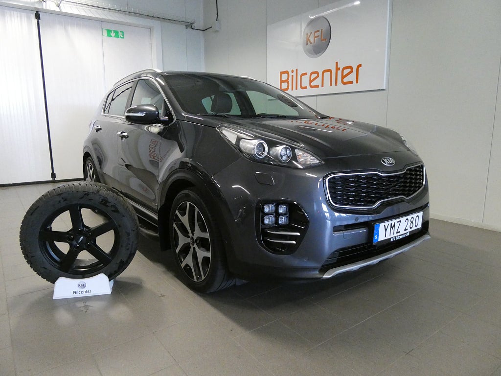 Kia Sportage 2.0 CRDi AWD GT-Line Skinn-Värmare-JBL-Drag-Kamera-Navi