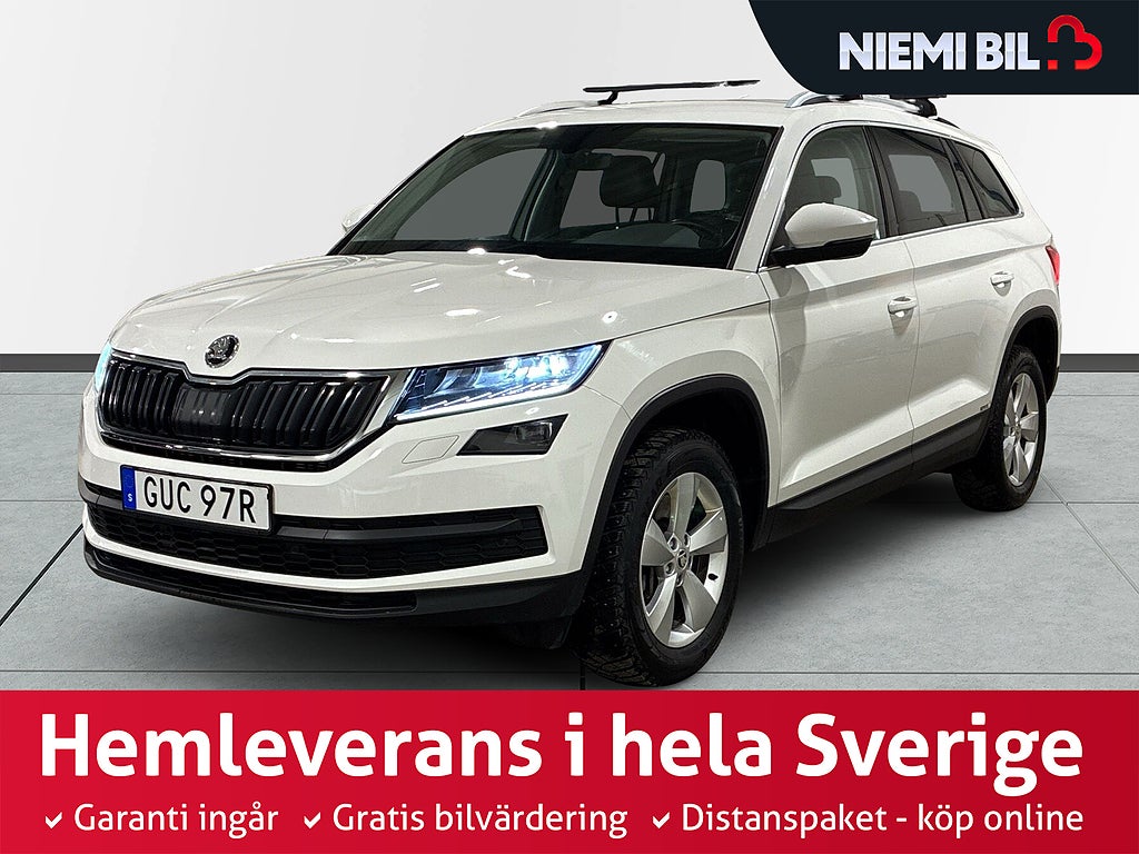 Skoda Kodiaq 7-Sits 2.0 TDI SCR 4x4 Businessline Drag Kamera Navi Skinn S&V