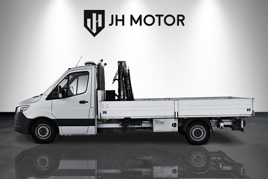 Mercedes-Benz Sprinter 316 CDI Hiab Kran 1,6 ton 163hk MOMS/Drag 3500kg/Kamera