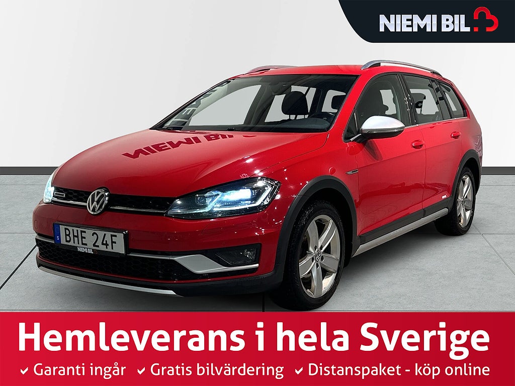 Volkswagen Golf Alltrack 2.0 4Motion Drag Dvärm Massage Kamera Psens S/V-hjul