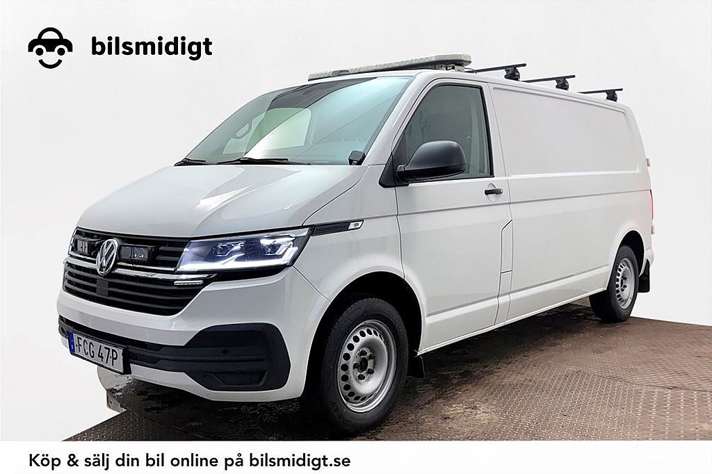 Volkswagen Transporter T30 L2H1 Drag Komfortpkt Kamera Navi Värmare MOMS