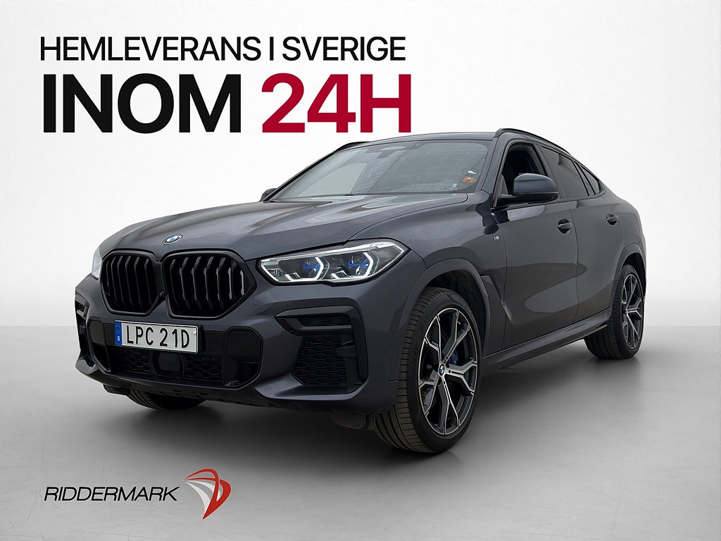 BMW X6 xDrive40d 340hk Innovation Pano Laser HUD 360° MOMS