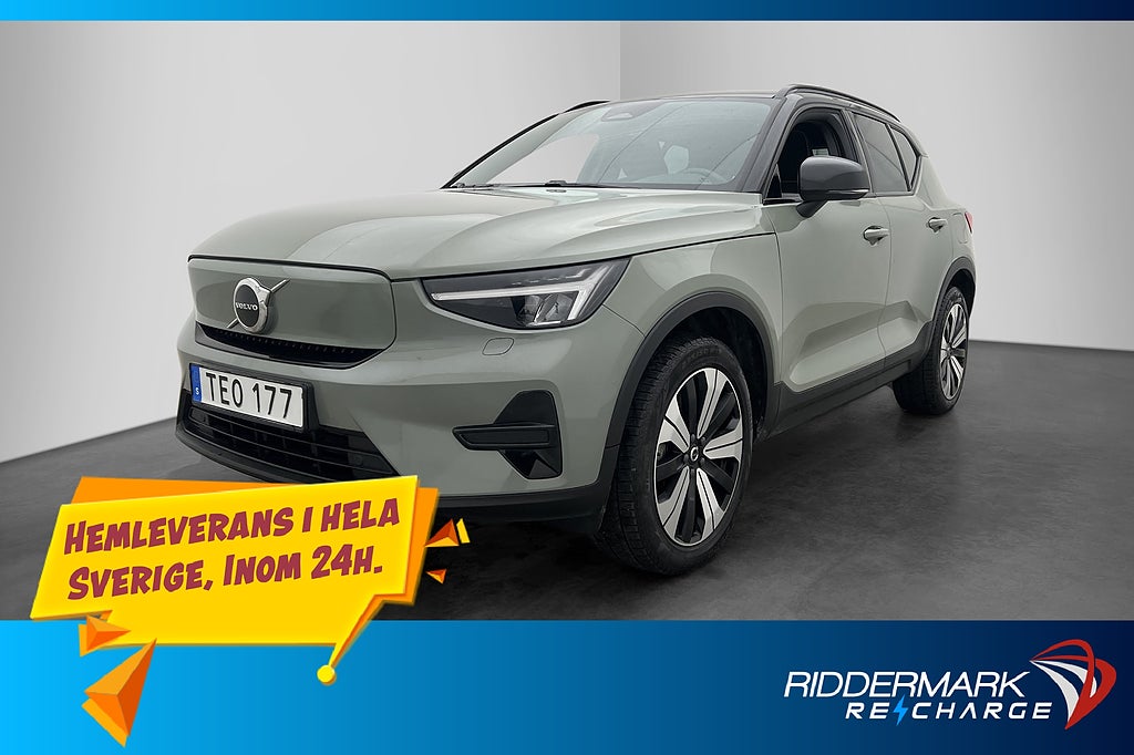 Volvo XC40 Recharge Single Motor Core Värmare Drag Kamera